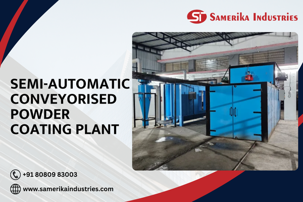 Semi-Automatic Conveyorised Powder Coating Plant